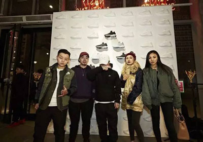 Shoe brand advertising